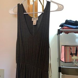 Dark gray Slit dress